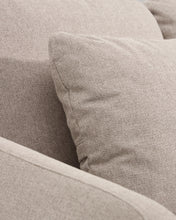 Load image into Gallery viewer, Laira 3-seater sofa bed in beige chenille 218cm FSC Mix Credit - image 10
