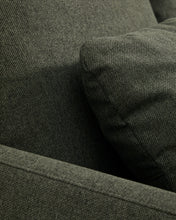 Load image into Gallery viewer, Laira 3-seater sofa bed in dark green chenille 218cm FSC Mix Credit - image 10