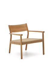 Load image into Gallery viewer, Yalia armchair in natural solid oak with paper rope seat FSC 100% - image 2