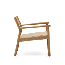 Load image into Gallery viewer, Yalia armchair in natural solid oak with paper rope seat FSC 100% - image 3