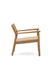Load image into Gallery viewer, Yalia armchair in natural solid oak with paper rope seat FSC 100% - image 4