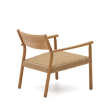 Load image into Gallery viewer, Yalia armchair in natural solid oak with paper rope seat FSC 100% - image 5