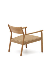 Load image into Gallery viewer, Yalia armchair in natural solid oak with paper rope seat FSC 100% - image 6