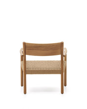 Load image into Gallery viewer, Yalia armchair in natural solid oak with paper rope seat FSC 100% - image 10