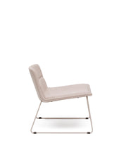 Load image into Gallery viewer, Zahara beige armchair and steel in a beige finish, 100% FSC - image 3