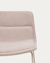 Load image into Gallery viewer, Zahara beige armchair and steel in a beige finish, 100% FSC - image 7