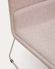 Load image into Gallery viewer, Zahara beige armchair and steel in a beige finish, 100% FSC - image 8