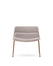 Load image into Gallery viewer, Zahara beige armchair with steel legs and FSC 100% terracotta finish - image 3