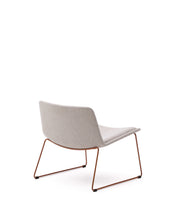 Load image into Gallery viewer, Zahara beige armchair with steel legs and FSC 100% terracotta finish - image 4
