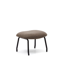 Load image into Gallery viewer, Belina footrest in light brown and steel with black finish FSC 100%