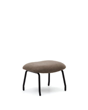 Load image into Gallery viewer, Belina footrest in light brown and steel with black finish FSC 100% - image 2