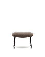 Load image into Gallery viewer, Belina footrest in light brown and steel with black finish FSC 100% - image 4