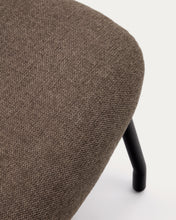 Load image into Gallery viewer, Belina footrest in light brown and steel with black finish FSC 100% - image 6