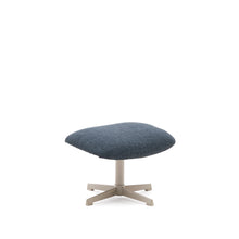 Load image into Gallery viewer, Jaspe swivel footrest in blue and metal with a grey finish FSC™ 100%.