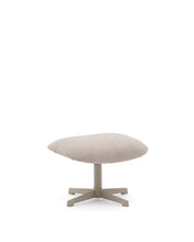 Load image into Gallery viewer, Jaspe swivel footrest in beige and metal with a grey finish FSC™ 100%. - image 2