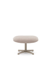 Load image into Gallery viewer, Jaspe swivel footrest in beige and metal with a grey finish FSC™ 100%. - image 6