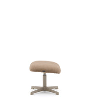 Load image into Gallery viewer, Jaspe swivel footrest in light brown and metal with a grey finish FSC™ 100%. - image 4
