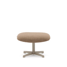 Load image into Gallery viewer, Jaspe swivel footrest in light brown and metal with a grey finish FSC™ 100%. - image 5
