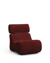 Load image into Gallery viewer, Club burgundy bouclé armchair