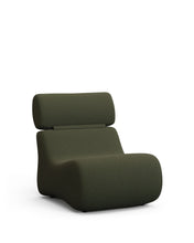 Load image into Gallery viewer, Club dark green bouclé armchair