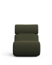 Load image into Gallery viewer, Club dark green bouclé armchair - image 2