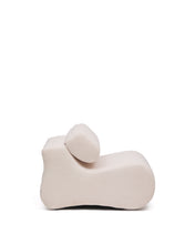 Load image into Gallery viewer, Club ecru-coloured, bouclé armchair - image 3