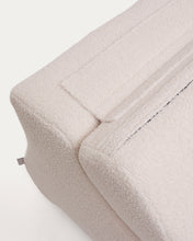 Load image into Gallery viewer, Club ecru-coloured, bouclé armchair - image 8