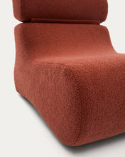 Load image into Gallery viewer, Club terracotta bouclé armchair - image 11