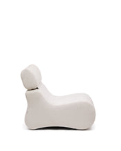 Load image into Gallery viewer, Club pearl-coloured, chenille armchair - image 2
