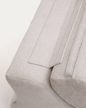 Load image into Gallery viewer, Club pearl-coloured, chenille armchair - image 7