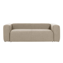 Load image into Gallery viewer, Blok 3-seater beige chenille sofa 240cm FSC Mix Credit - image 3