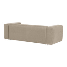 Load image into Gallery viewer, Blok 3-seater beige chenille sofa 240cm FSC Mix Credit - image 5