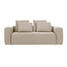 Load image into Gallery viewer, Blok 3-seater beige chenille sofa 240cm FSC Mix Credit - image 6