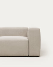 Load image into Gallery viewer, Blok 3-seater beige chenille sofa 240cm FSC Mix Credit - image 10