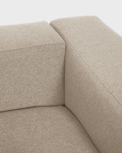 Load image into Gallery viewer, Blok 3-seater beige chenille sofa 240cm FSC Mix Credit - image 11