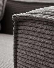 Load image into Gallery viewer, Blok 3 seater sofa in grey wide seam corduroy, 240 cm - image 10
