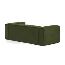 Load image into Gallery viewer, Blok 3-seater sofa in green thick corduroy 240cm FSC Mix Credit - image 5