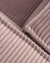 Load image into Gallery viewer, Blok 3-seater sofa in pink thick corduroy 240cm FSC Mix Credit - image 15