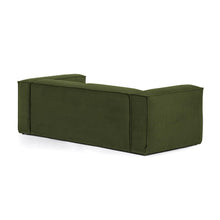 Load image into Gallery viewer, Blok 2-seater sofa in green thick corduroy 210cm FSC Mix Credit - image 5