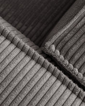 Load image into Gallery viewer, Blok 4-seater right chaise longue sofa in grey thick corduroy 330cm FSC Mix Credit - image 11