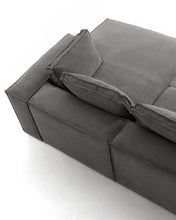 Load image into Gallery viewer, Blok 4-seater right chaise longue sofa in grey thick corduroy 330cm FSC Mix Credit - image 13