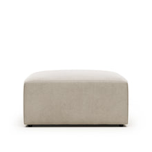 Load image into Gallery viewer, Blok beige chenille footrest 90 x 74cm FSC Mix Credit - image 2