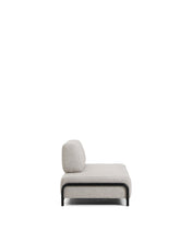 Load image into Gallery viewer, Compo 2-seater greige module with black metal frame 200 cm FSC Mix Credit - image 5