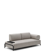Load image into Gallery viewer, Compo 3 seater sofa with small tray in Beige-Grey, 232 cm - image 4