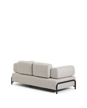 Load image into Gallery viewer, Compo 2-seater greige sofa with black metal frame 200 cm FSC Mix Credit - image 6