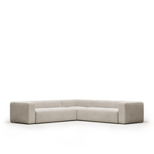 Load image into Gallery viewer, Blok beige chenille 6-seater corner sofa 320 x 320cm FSC Mix Credit - image 2