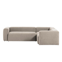 Load image into Gallery viewer, Blok beige chenille 3-seater corner sofa 290 x 230cm/230cm x 290cm FSC Mix Credit - image 3