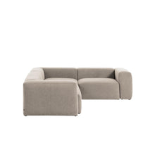 Load image into Gallery viewer, Blok beige chenille 3-seater corner sofa 290 x 230cm/230cm x 290cm FSC Mix Credit - image 4