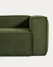 Load image into Gallery viewer, Blok green thick corduroy 3-seater corner sofa 290 x 230cm/230 x 290cm FSC Mix Credit - image 7