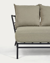 Load image into Gallery viewer, Mareluz 3 seater sofa in black steel, 197 cm - image 8
